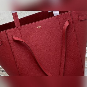Celine Маленькая сумка из мягкой кожи с зернистой текстурой Артик