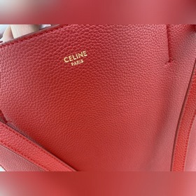 Celine Маленькая сумка из мягкой кожи с зернистой текстурой Артик
