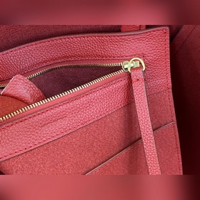 Celine Маленькая сумка из мягкой кожи с зернистой текстурой Артик