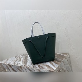 Celine Маленькая сумка из мягкой кожи с зернистой текстурой Артик