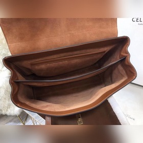 CELINE Мягкая сумка из гладкой кожи, артикул： 194043CR4.04LU Подк