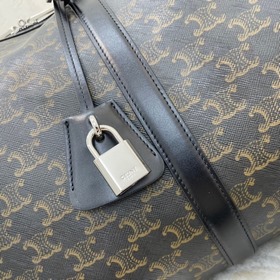 Средняя сумка Celine из кожи с логотипом Черный Артикул： 190662CE
