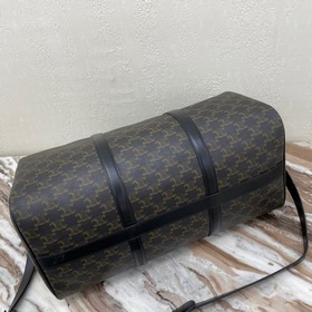 Средняя сумка Celine из кожи с логотипом Черный Артикул： 190662CE