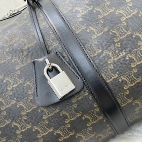 Средняя сумка Celine из кожи с логотипом Черный Артикул： 190662CE