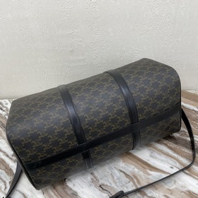 Средняя сумка Celine из кожи с логотипом Черный Артикул： 190662CE