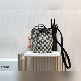 CELINE Сумка с вышивкой Triumphal Arch Сумка с вышивкой и шнурком