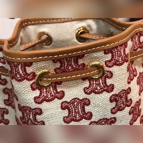 CELINE Сумка с вышивкой Triumphal Arch Сумка с вышивкой и шнурком