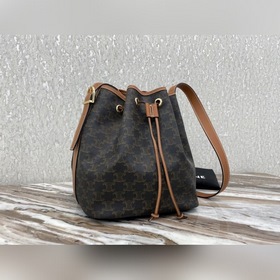 CELINE TRIOMPHE Сумка из парусины среднего размера с шнурком Арти