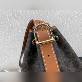 CELINE TRIOMPHE Сумка из парусины среднего размера с шнурком Арти