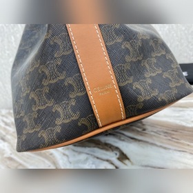 CELINE TRIOMPHE Сумка из парусины среднего размера с шнурком Арти