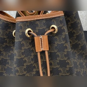 CELINE TRIOMPHE Сумка из парусины среднего размера с шнурком Арти