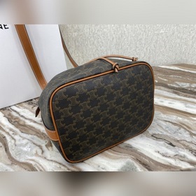 CELINE TRIOMPHE Сумка из парусины среднего размера с шнурком Арти