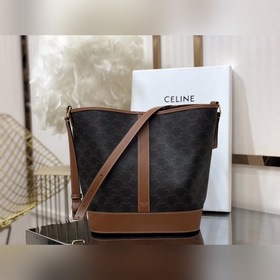 Сумка Celine TRIOMPHE из парусины среднего размера 61% пропитанна