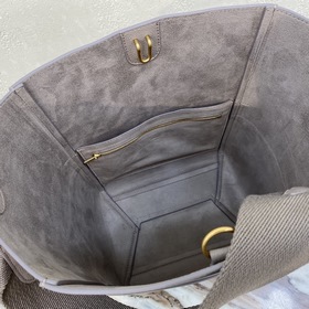 CELINE SEAU SANGLE Мешочек из зернистой телячьей кожи Модель： 18