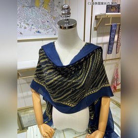 CELINE Селин CL длинный шарф с цепочкой 100% высококачественный