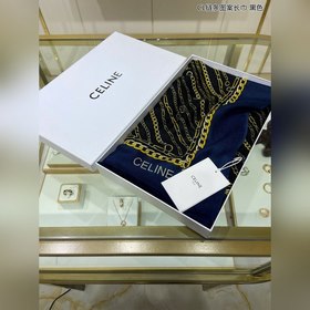 CELINE Селин CL длинный шарф с цепочкой 100% высококачественный