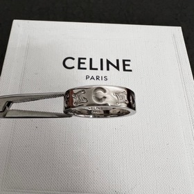 CELINE Селин Б/у кольцо с триумфальной аркой  С выгравированным