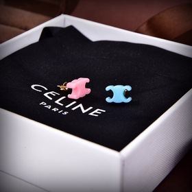 Серьги Celine PRECLOUS Новинка Простые и модные серьги, изготовл