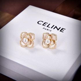Новые серьги-гвоздики Celine Необычный дизайн, полный индивидуаль