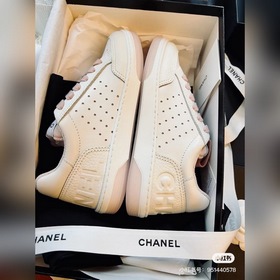 CHANEL Кроссовки с контрастными цветами в стиле «большой панда» 