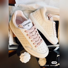 CHANEL Кроссовки с контрастными цветами в стиле «большой панда» 