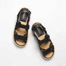 CHANEL Женские модные и удобные сандалии Верх из хлопкового плете