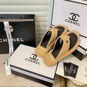 CHANEL  Пять цветов продаже Новые тапочки-сланцы Chanel Летний н