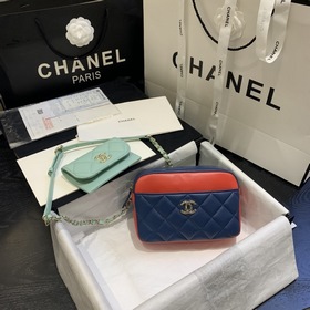 CHANEL Модель AP1192 Сумка из овечьей кожи с двумя цепочками Эта