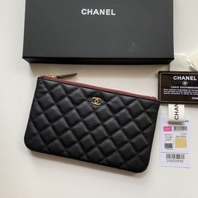 CHANEL Новая модель кошелька/сумочки с узором виде ромбов Размер：