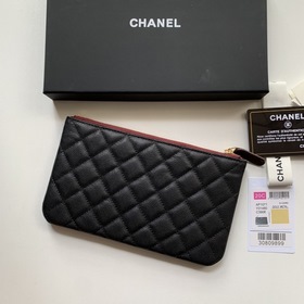 CHANEL Новая модель кошелька/сумочки с узором виде ромбов Размер：