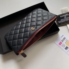 CHANEL Новая модель кошелька/сумочки с узором виде ромбов Размер：