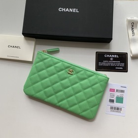 CHANEL Новая модель кошелька/сумочки с узором виде ромбов Размер：