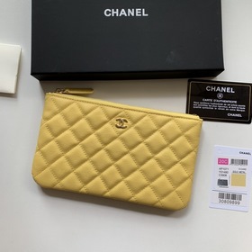 CHANEL Новая модель кошелька/сумочки с узором виде ромбов Размер：