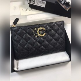 Chanel Кожаная сумка из кожи с узором «икра» Модель A1806 &nb