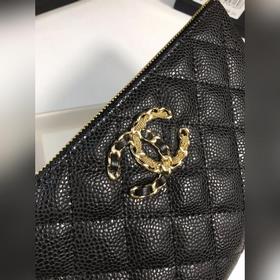 Chanel Кожаная сумка из кожи с узором «икра» Модель A1806 &nb