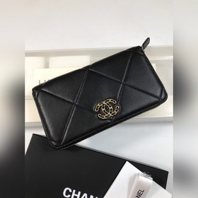 Кожаный кошелек Chanel, модель A1063, . Полностью из кожи, с безу