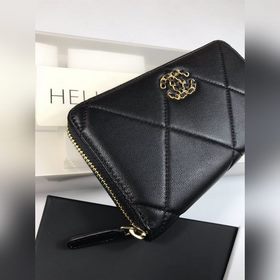Кожаный кошелек Chanel, модель A1063, . Полностью из кожи, с безу