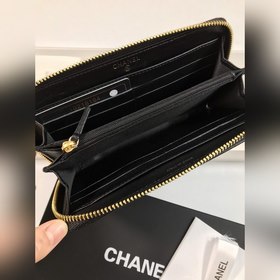 Кожаный кошелек Chanel, модель A1063, . Полностью из кожи, с безу