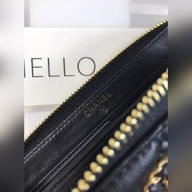 Кожаный кошелек Chanel, модель A1063, . Полностью из кожи, с безу