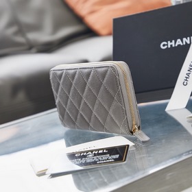 Chanel осенне-зимняя новинка кошелек с застежкой-молнией Размер：
