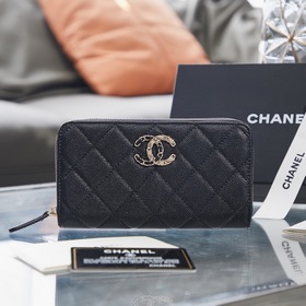 Chanel осенне-зимняя новинка кошелек с застежкой-молнией Размер：
