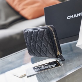 Chanel осенне-зимняя новинка кошелек с застежкой-молнией Размер：