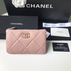 CHANEL 19 серия сумочка из кожи ягненка « » Размер： 20x12,2x1 см