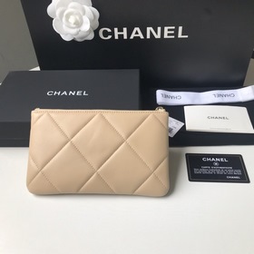 CHANEL 19 серия сумочка из кожи ягненка « » Размер： 20x12,2x1 см