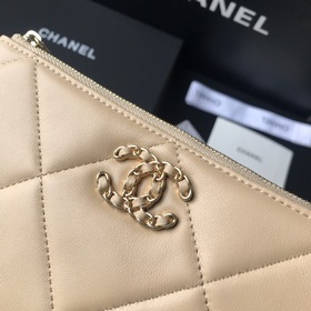 CHANEL 19 серия сумочка из кожи ягненка « » Размер： 20x12,2x1 см