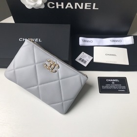 CHANEL 19 серия сумочка из кожи ягненка « » Размер： 20x12,2x1 см