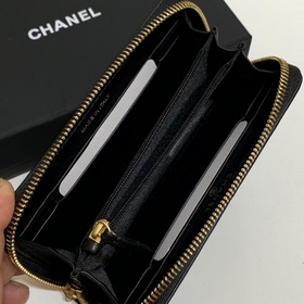 CHANEL &nbsp;Средняя сумка на молнии, клатч Увеличенный ромбо