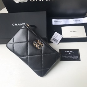 CHANEL 19 серия сумочка из кожи ягненка « » Размер： 20x12,2x1 см