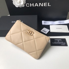 CHANEL 19 серия сумочка из кожи ягненка « » Размер： 20x12,2x1 см