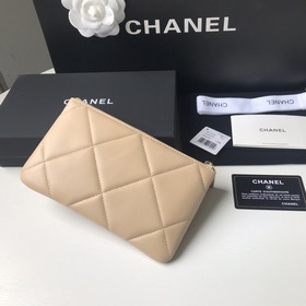 CHANEL 19 серия сумочка из кожи ягненка « » Размер： 20x12,2x1 см
